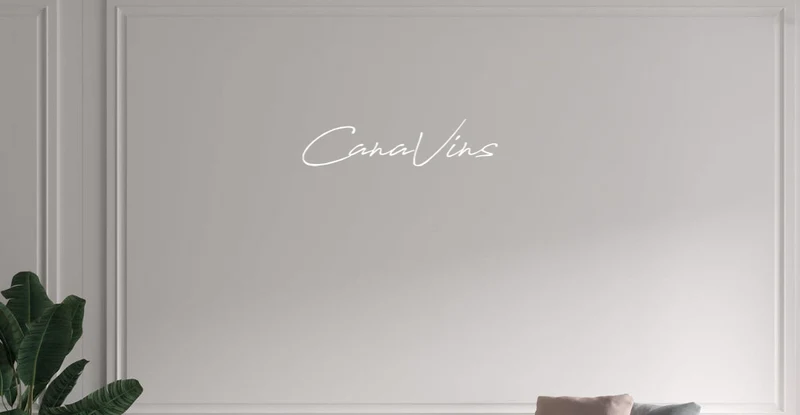 Custom text: CanaVins