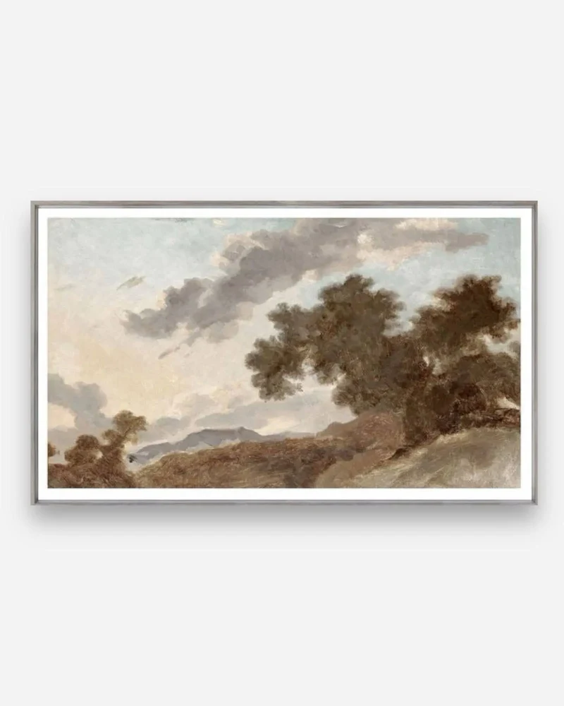 MOUNTAIN LANDSCAPE AT SUNSET C. 1765