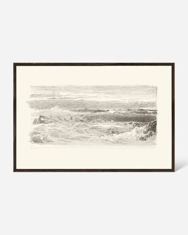 FOLIO, GRAPHITE SEASCAPE VI - 1870