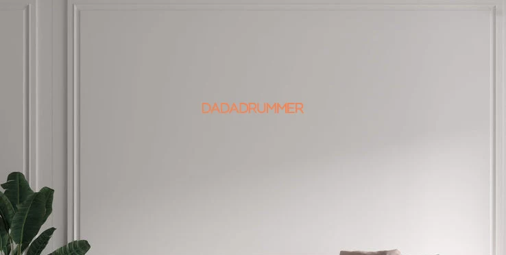 Custom text: DADADRUMMER