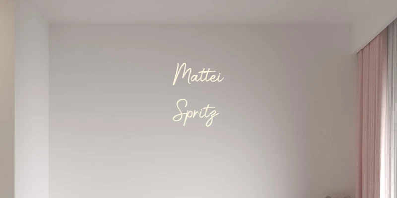 Custom text: Mattei Spritz