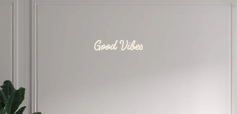 Custom text: Good Vibes