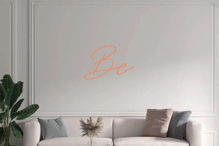 Custom text: Be