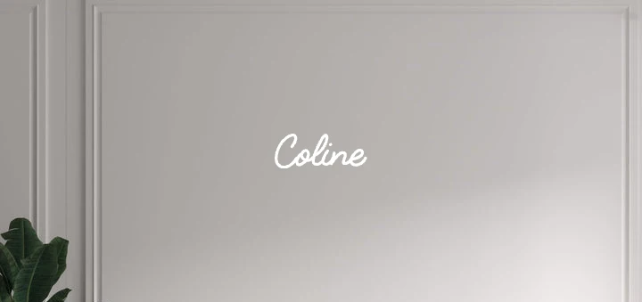 Custom text: Coline