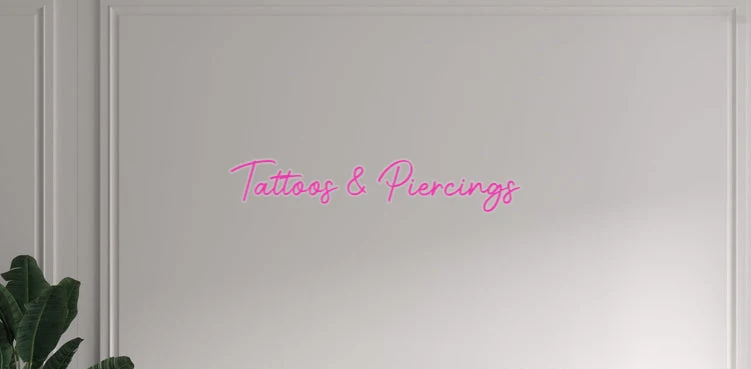 Custom text: Tattoos & Piercings