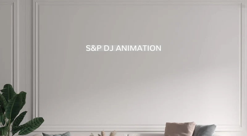 Custom text: S&P DJ ANIMATION