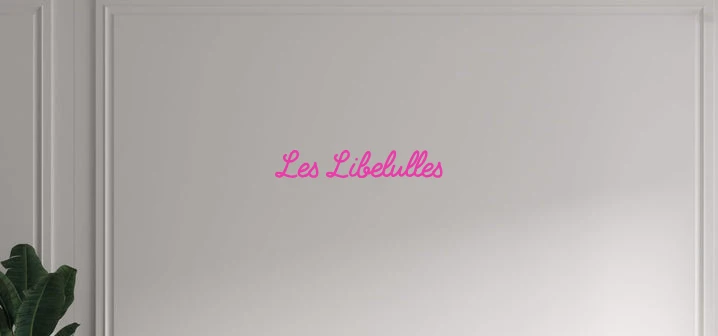 Custom text: Les Libelulles