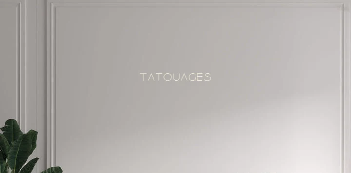 Custom text: Tatouages