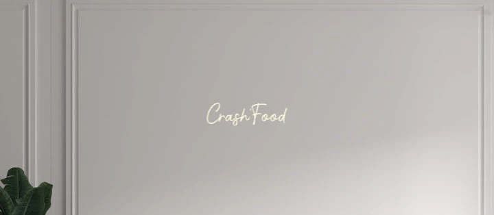 Custom text: Crash'Food