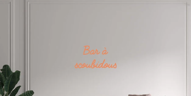 Custom text: Bar à scoubidous