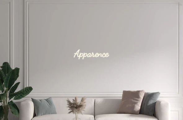Custom text: Apparence