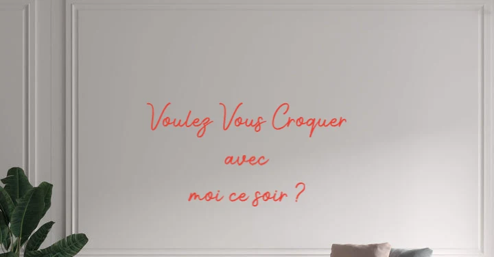 Custom text: Voulez Vous Croquer avec moi ce soir ?