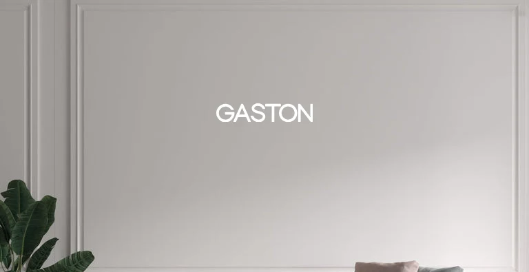 Custom text: GASTON