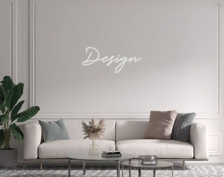 Custom text: Design