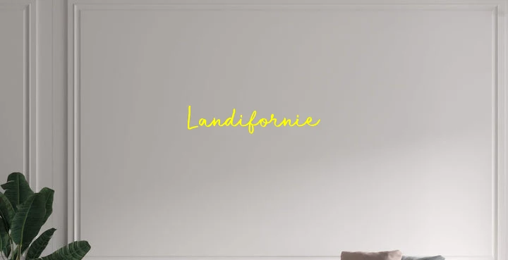 Custom text: Landifornie