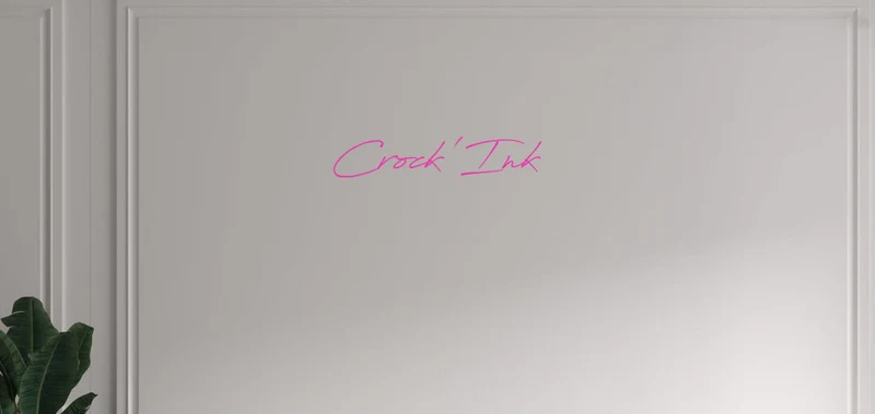 Custom text: Crock'Ink