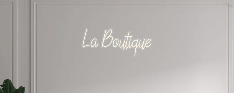 Custom text: La Boutique