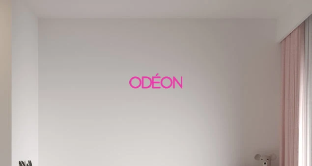 Custom text: ODÉON