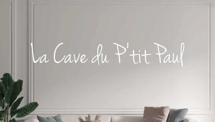 Custom text: La Cave du P'tit Paul