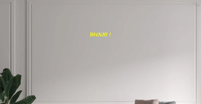 Custom text: NAVALNY !