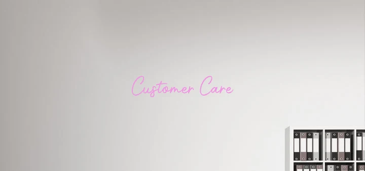 Custom text: Customer Care