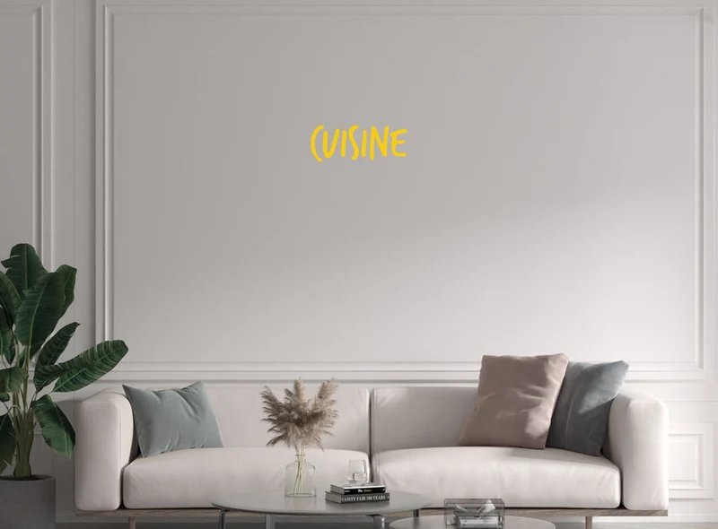 Custom text: CUISINE