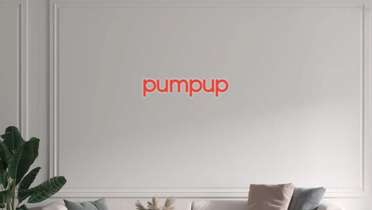 Custom text: pumpup