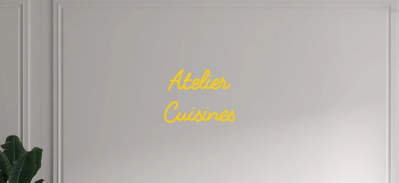 Custom text: Atelier Cuisines
