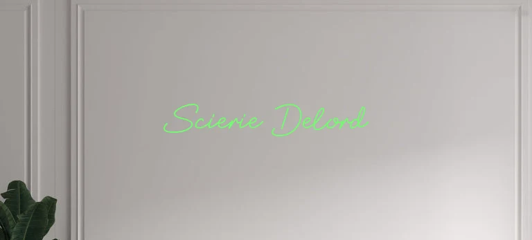 Custom text: Scierie Delord