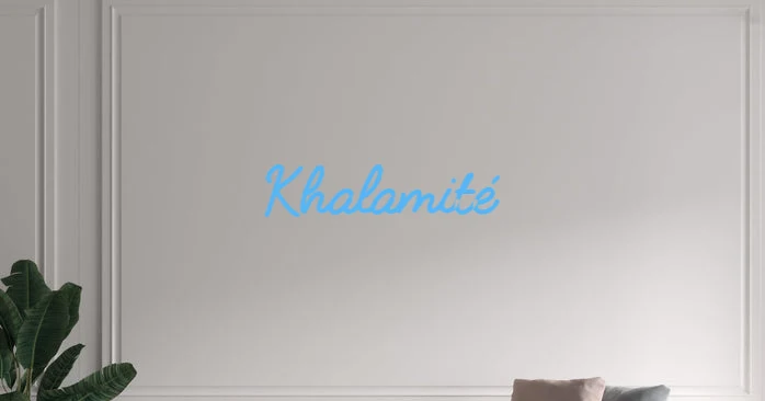 Custom text: Khalamité