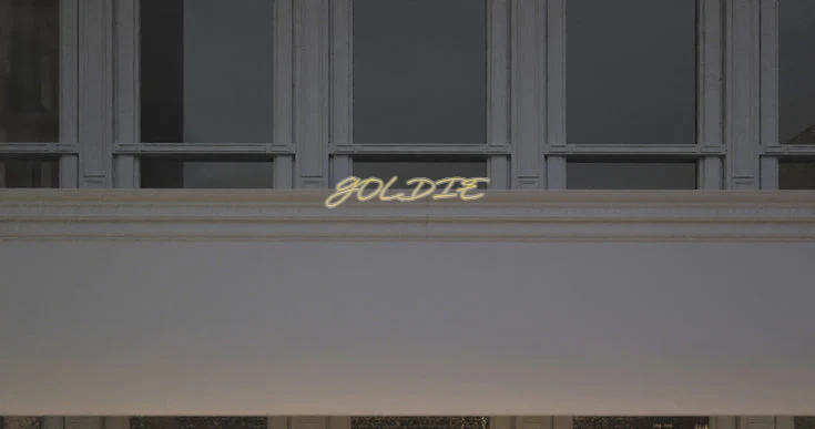 Custom text: GOLDIE
