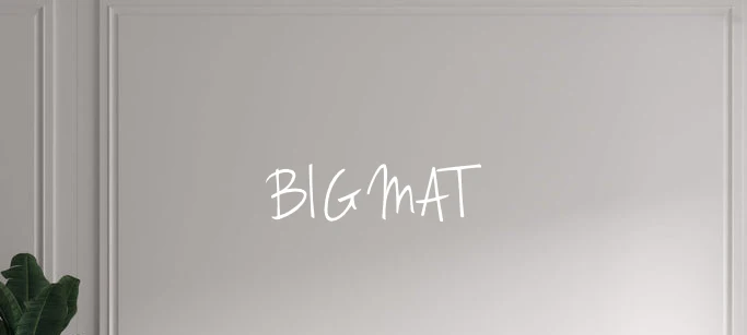 Custom text: BIG MAT