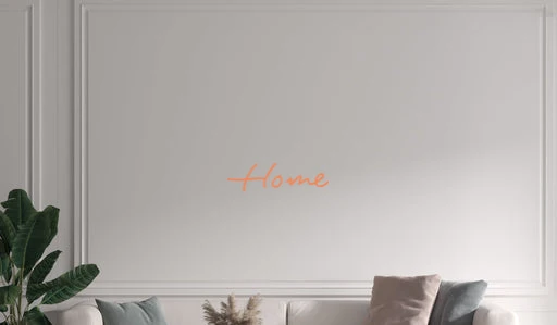 Custom text: Home