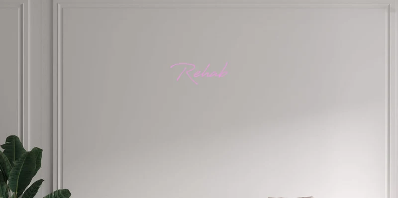 Custom text: Rehab