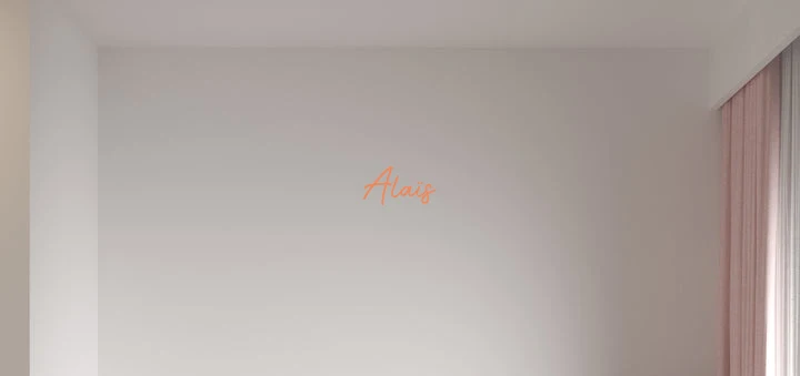 Custom text: Alaïs