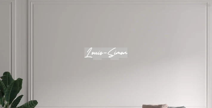 Custom text: Louis-Simon