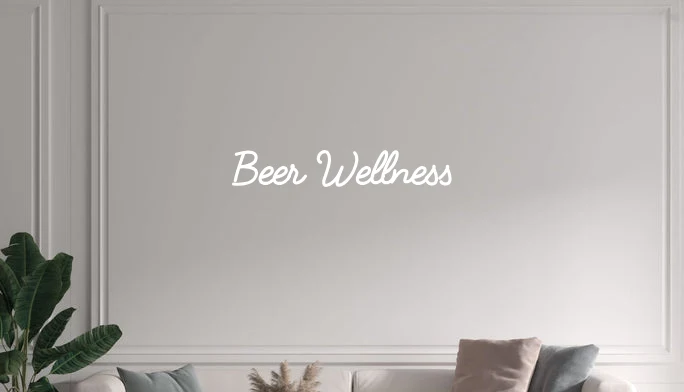 Custom text: Beer Wellness