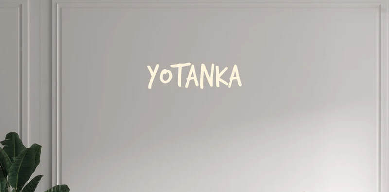 Custom text: yotanka