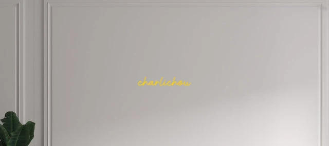 Custom text: charlichou