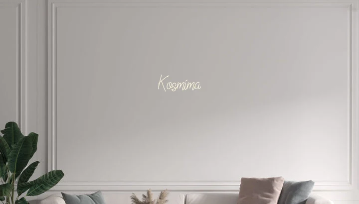 Custom text: Kosmima