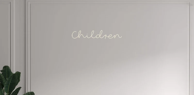 Custom text: Children