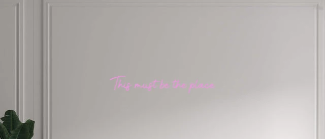 Custom text: This must be the place