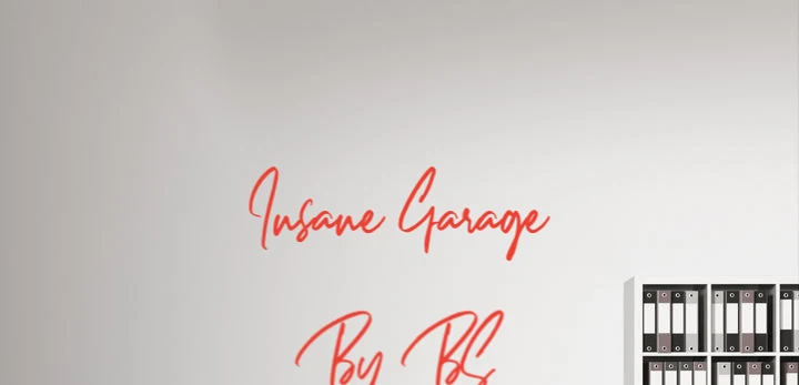 Custom text: Insane Garage By BS