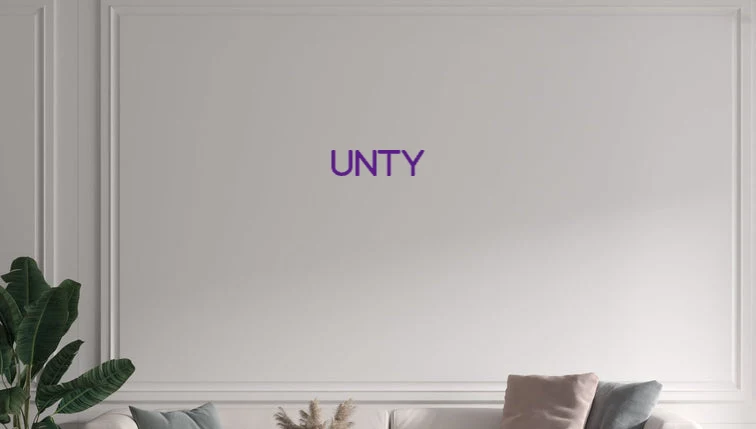 Custom text: UNTY