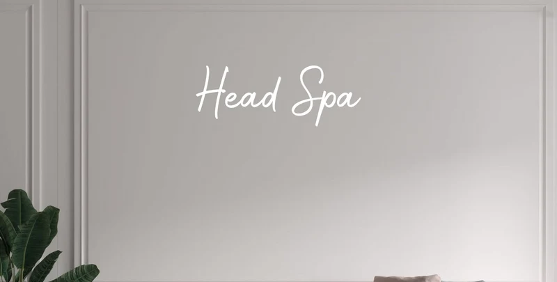 Custom text: Head Spa