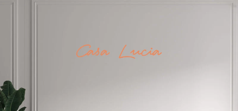 Custom text: Casa Lucia