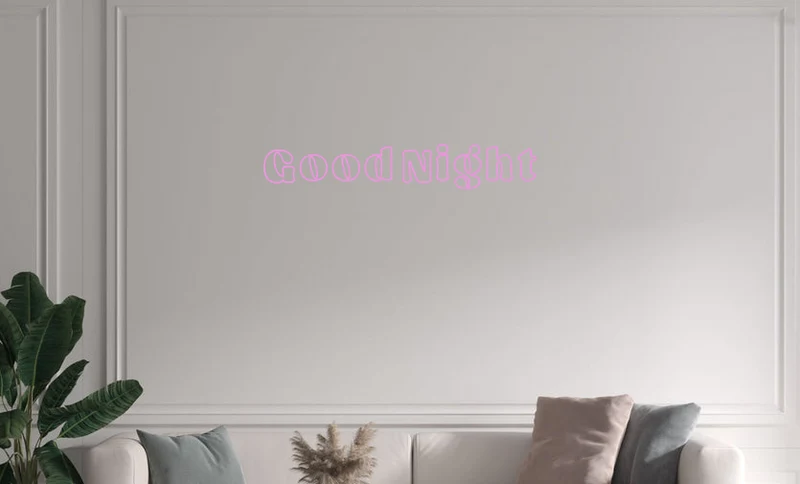 Custom text: Good Night