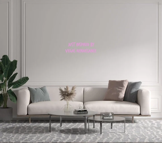 Custom text: Just inspired BY VEGAS RENAISSANCE