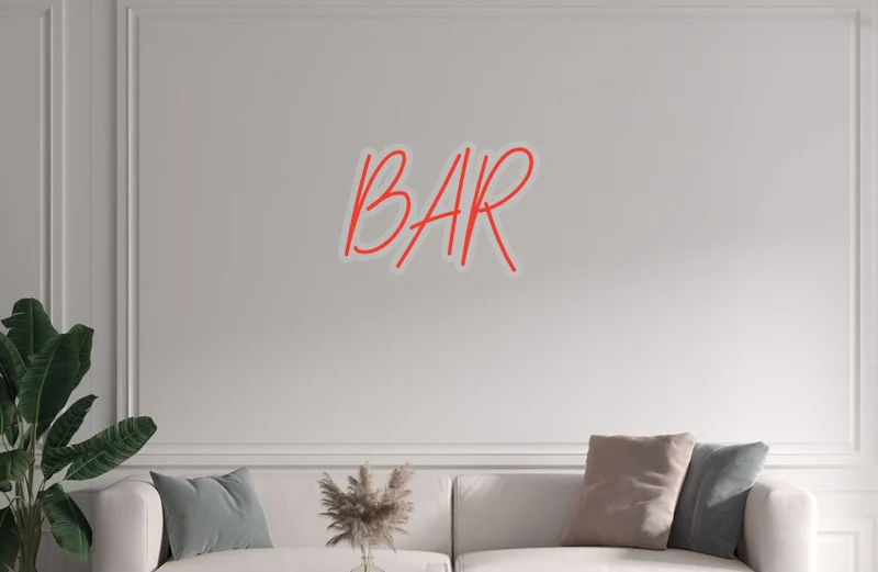 Custom text: BAR