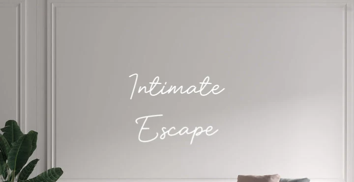 Custom text: Intimate Escape